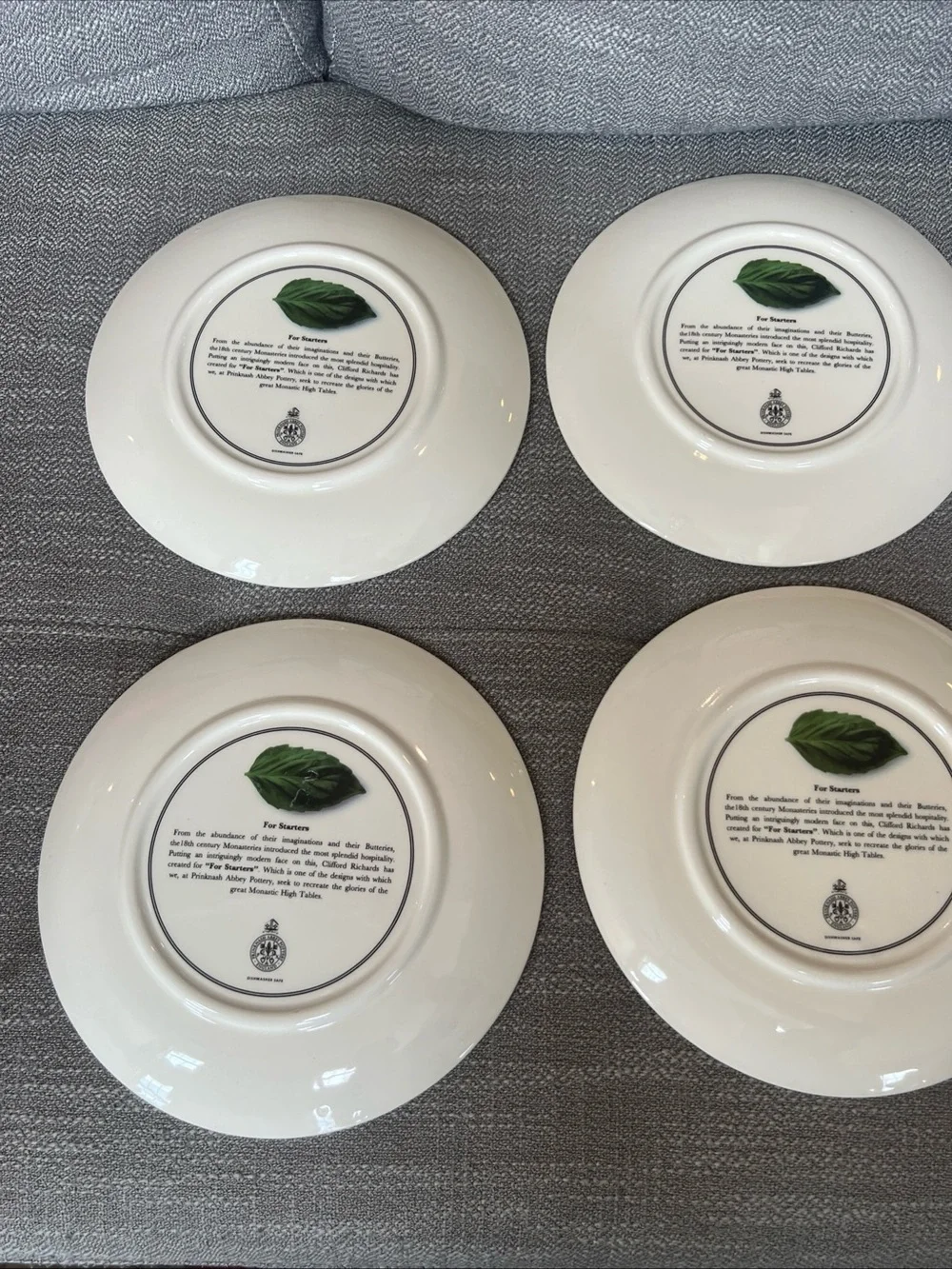 Prinknash Abbey Pottery. Set 6, 9